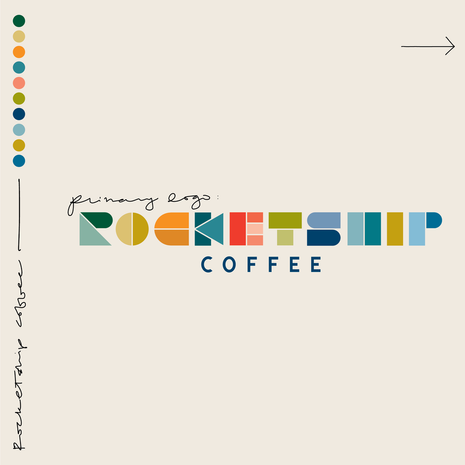 logo for rocketship coffee